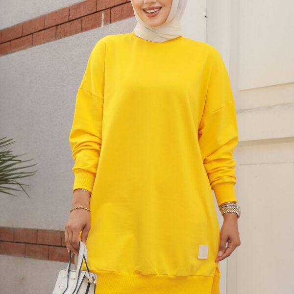 تونيك حجاب أصفر 30644sr